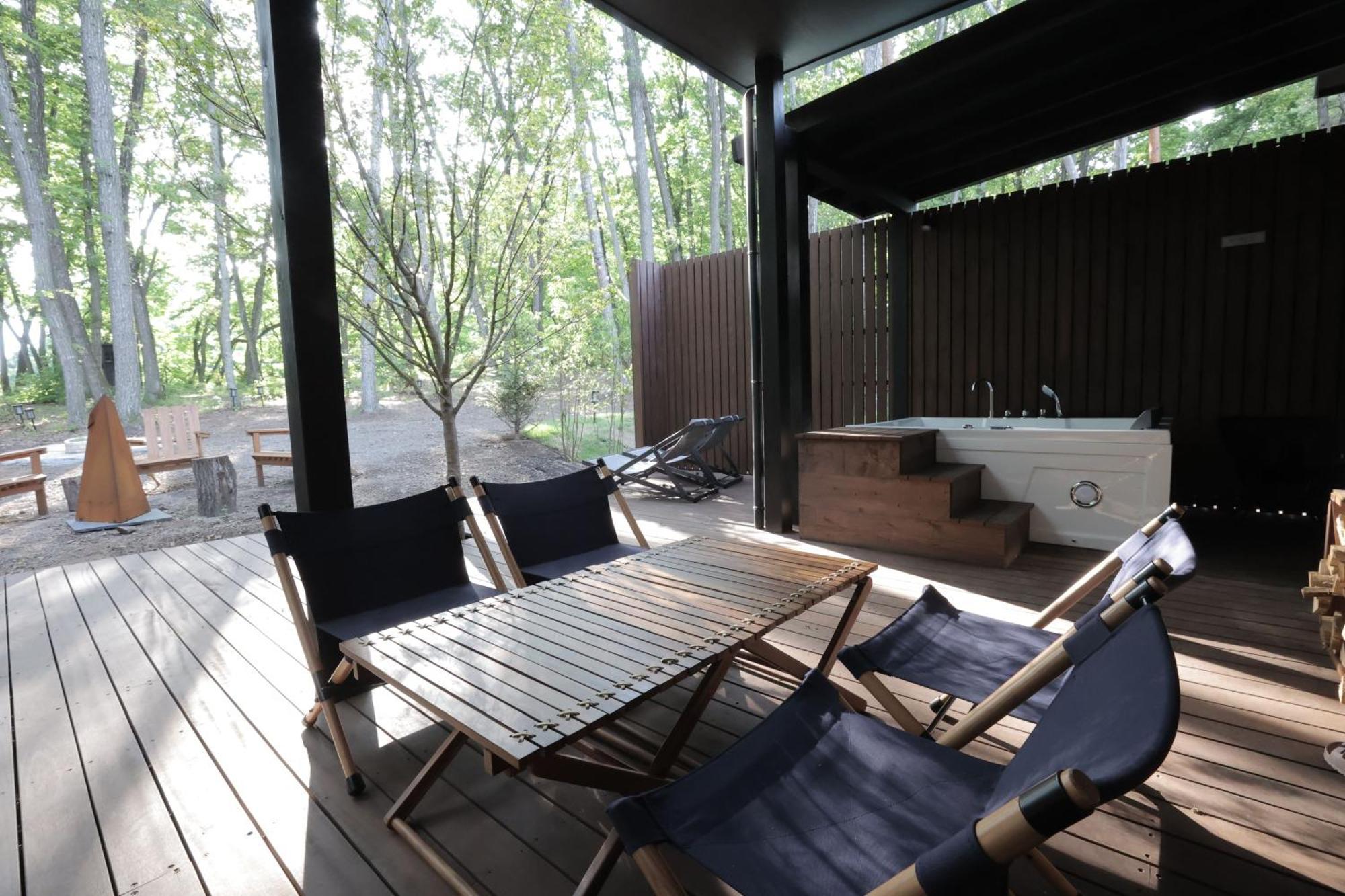 Sauna Forest Cabin 軽井沢 御代田　Mori-Asobi Oiwake Exterior foto
